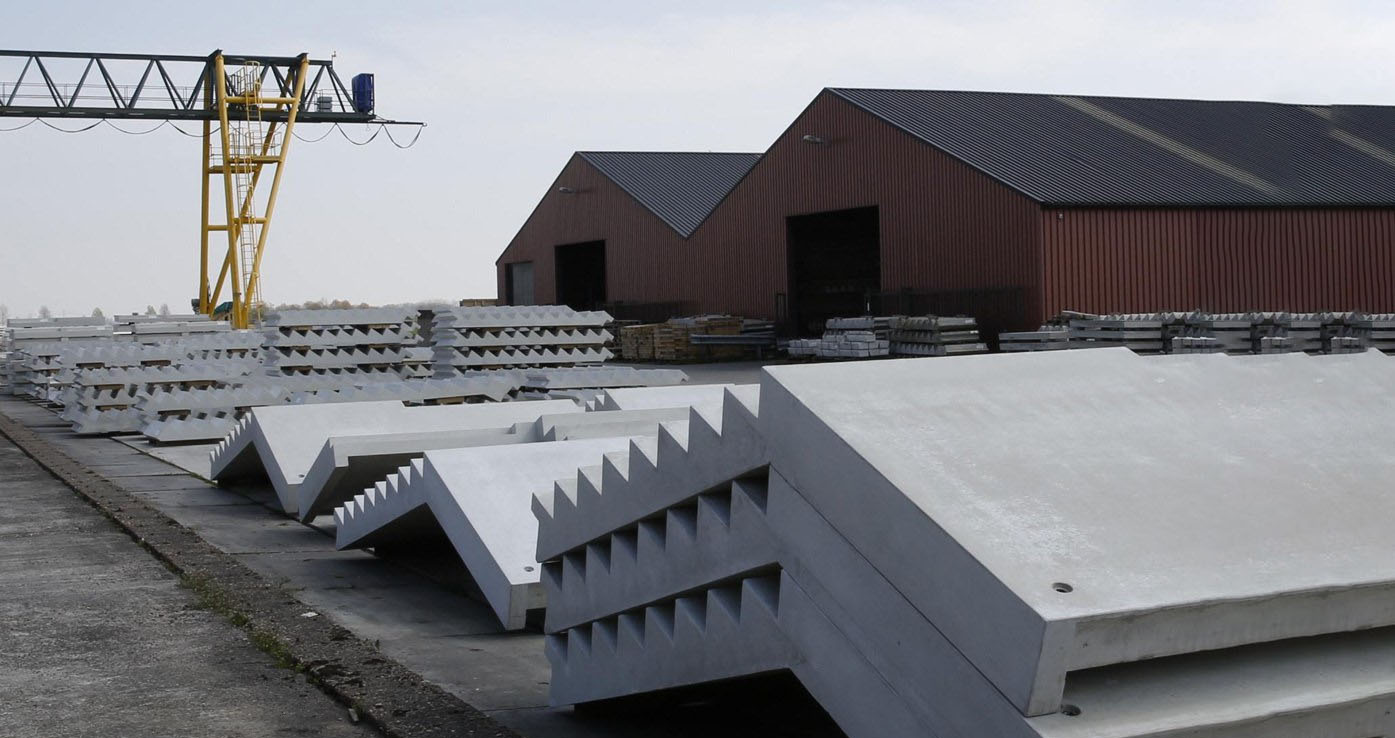 Prefabbetonnen trappen